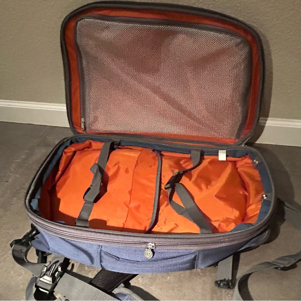 eBags Mother Lode Weekender Travel Backpack EB2146-22 Blue - Picture 5 of 9